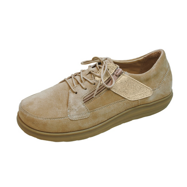Chaussure à lacets Femme Rose Beige-Or