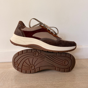 Chaussure à lacets Femme Fly Taupe Multicolore