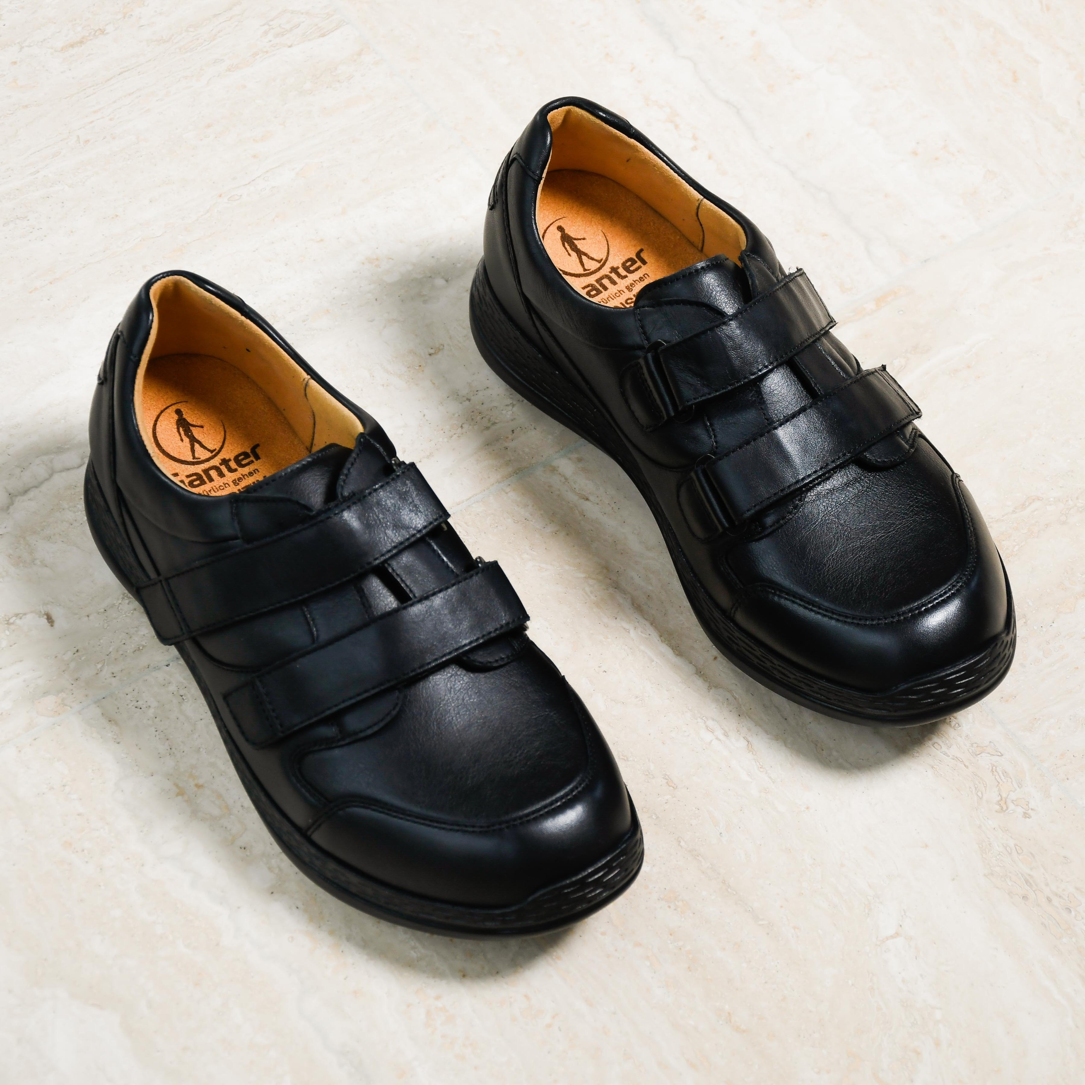 Chaussure à scratch Homme Léo Noir