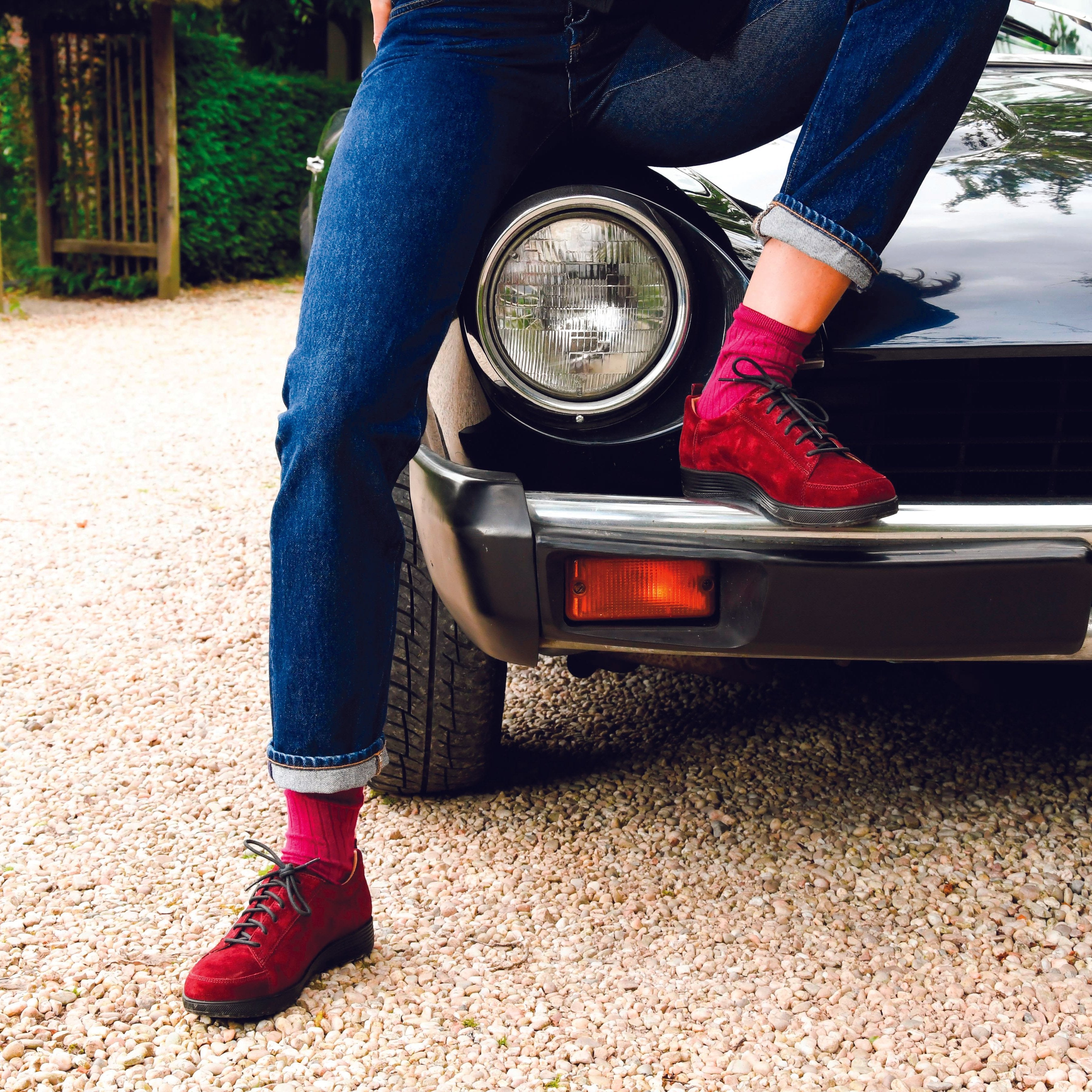 Basket Femme Klarisse Bordeaux