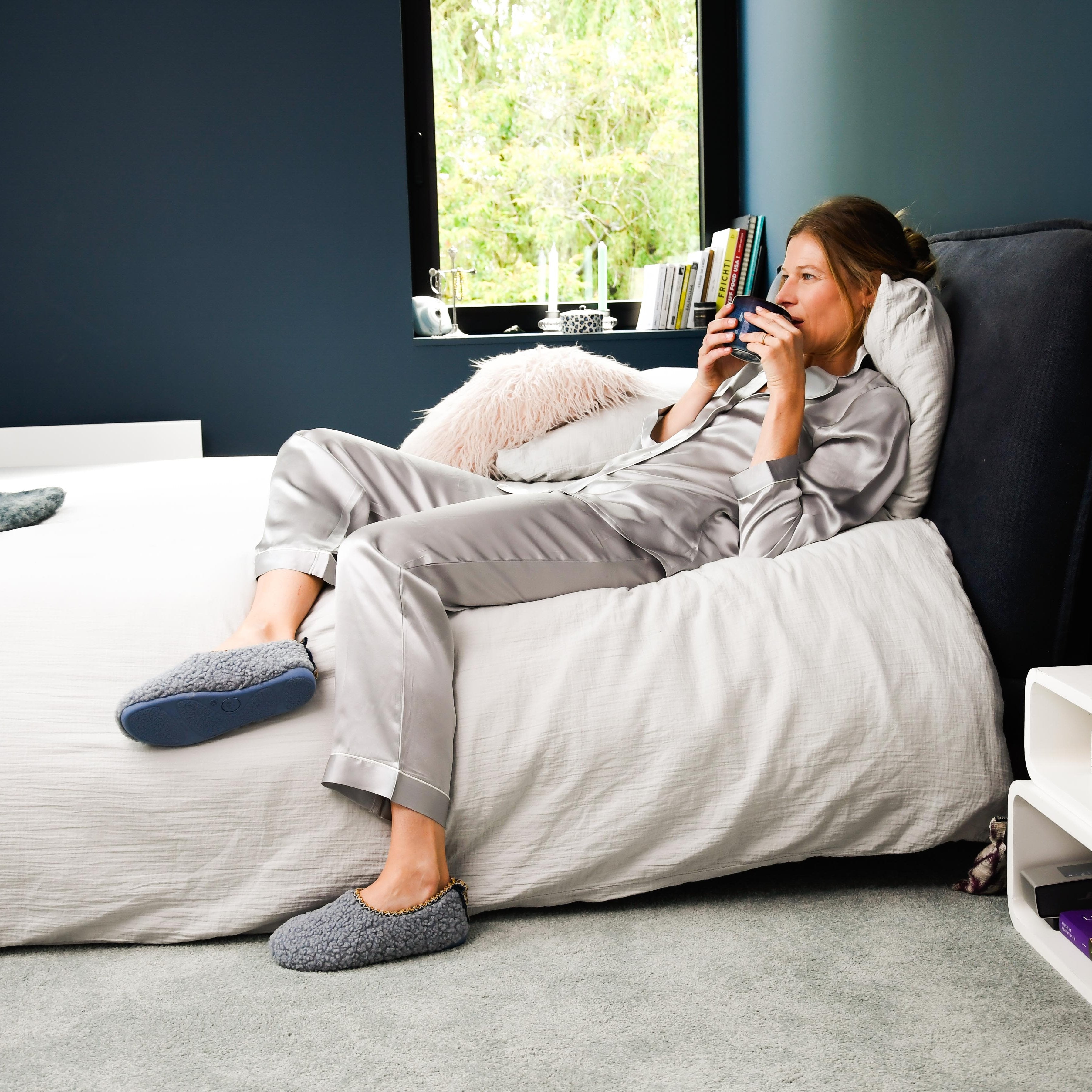 Chausson Femme Marta Bleu