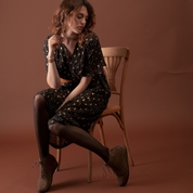 Bottine Femme Prune Taupe