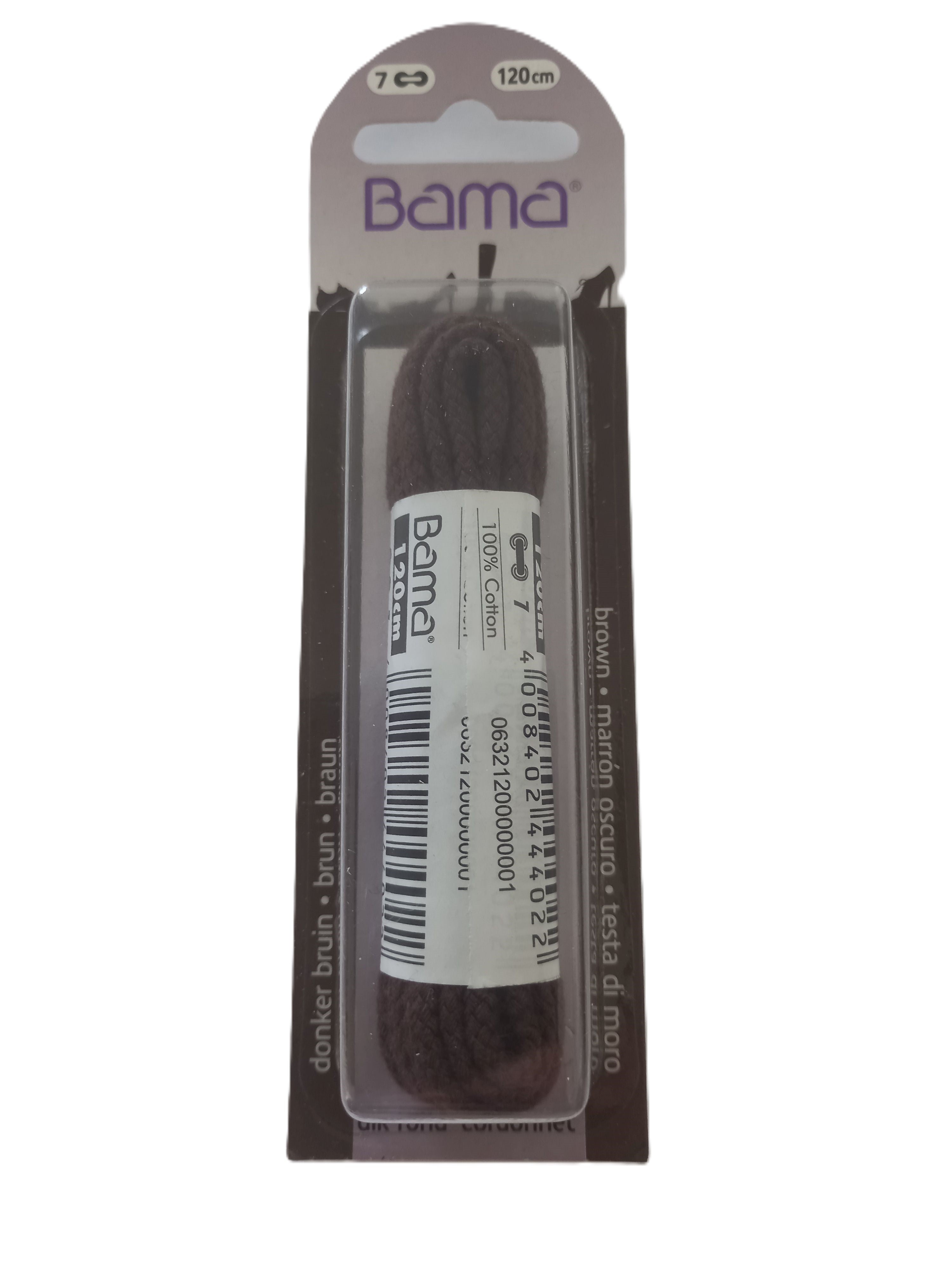 Lacets ronds Marron 120 cm