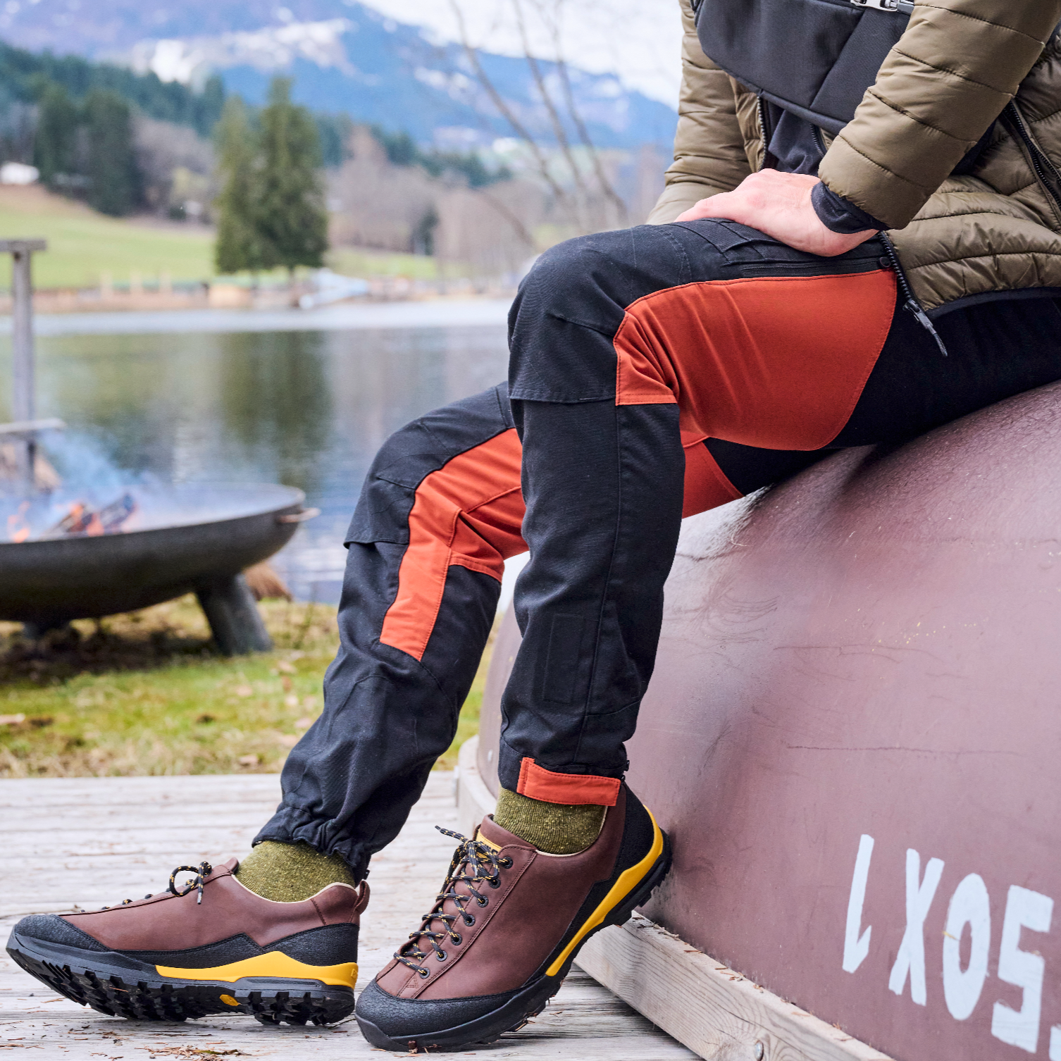 Chaussure de randonnée Mixte Berg Marron