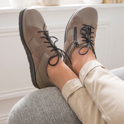 Chaussure à lacets Femme Dalia Taupe