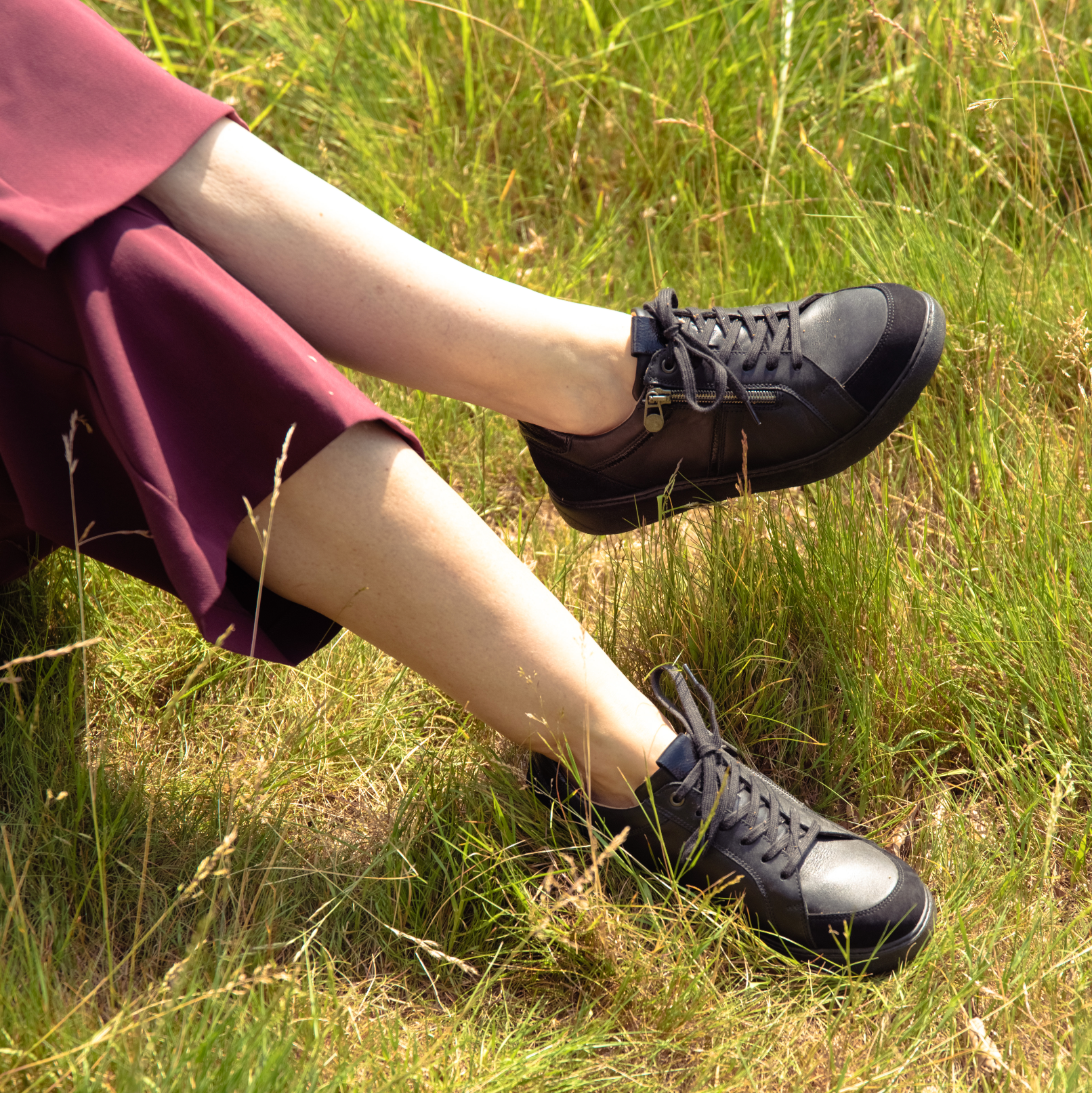 Chaussure à lacets Femme Kelly Noir