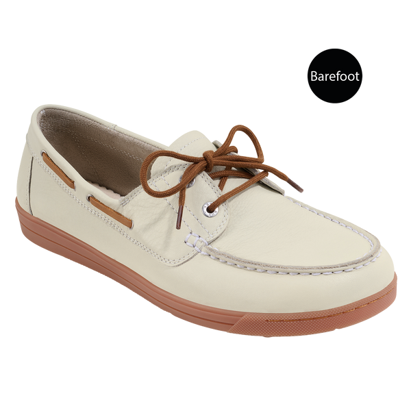 Basket Femme Luzy Blanc - Beige
