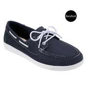 Basket Femme Luzy Bleu - Blanc