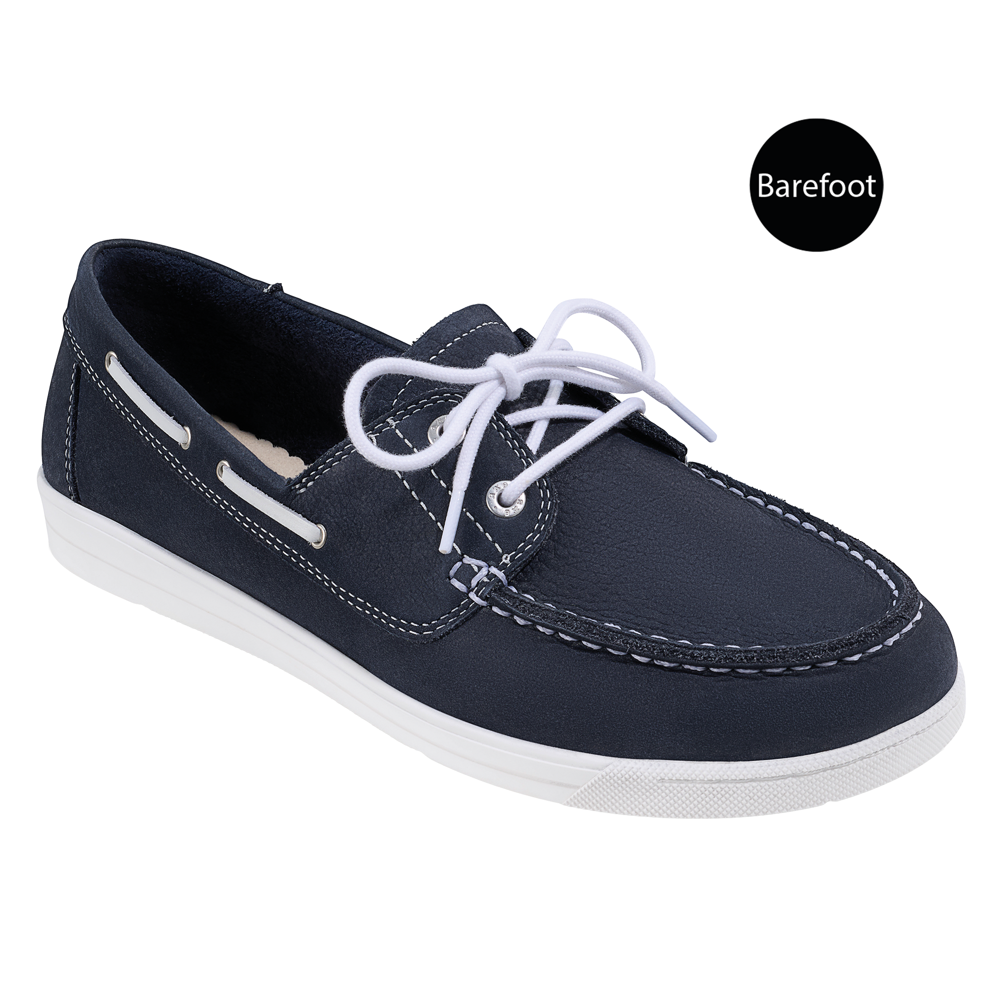 Basket Femme Luzy Bleu - Blanc