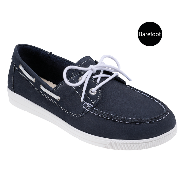 Basket Femme Luzy Bleu - Blanc