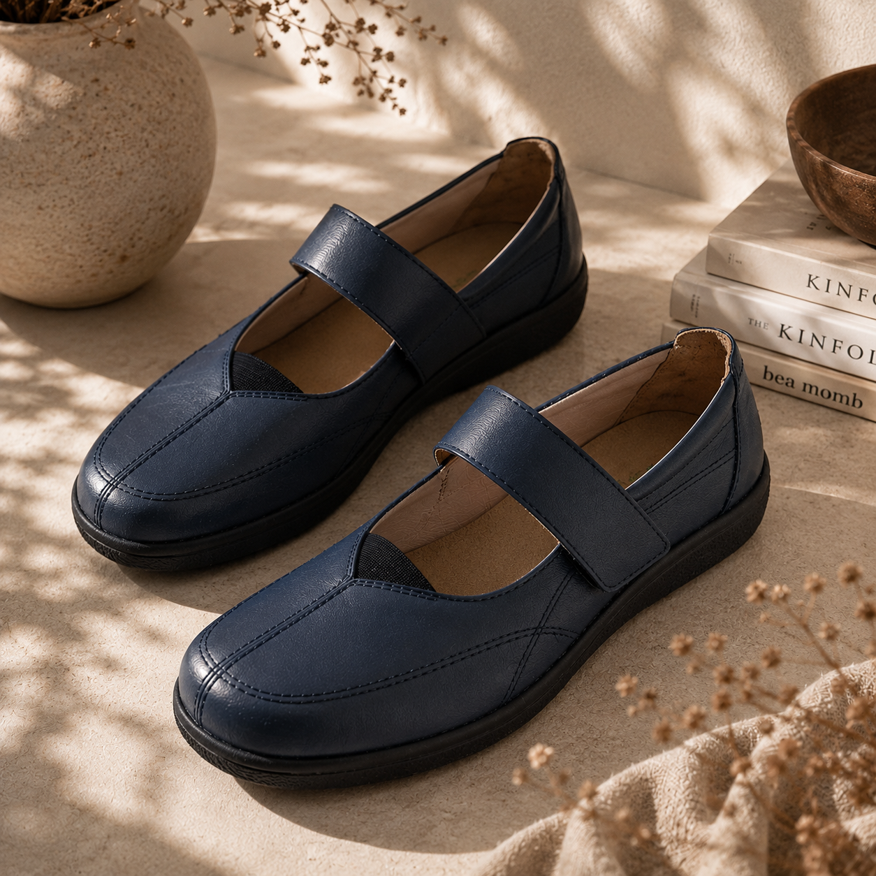 Mocassin Femme Rosalie Bleu marine