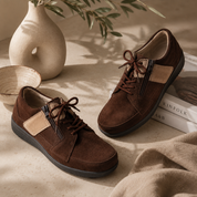 Chaussure à lacets Femme Rose Chocolat