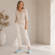 Chaussure à lacets Femme Pito Pétrol