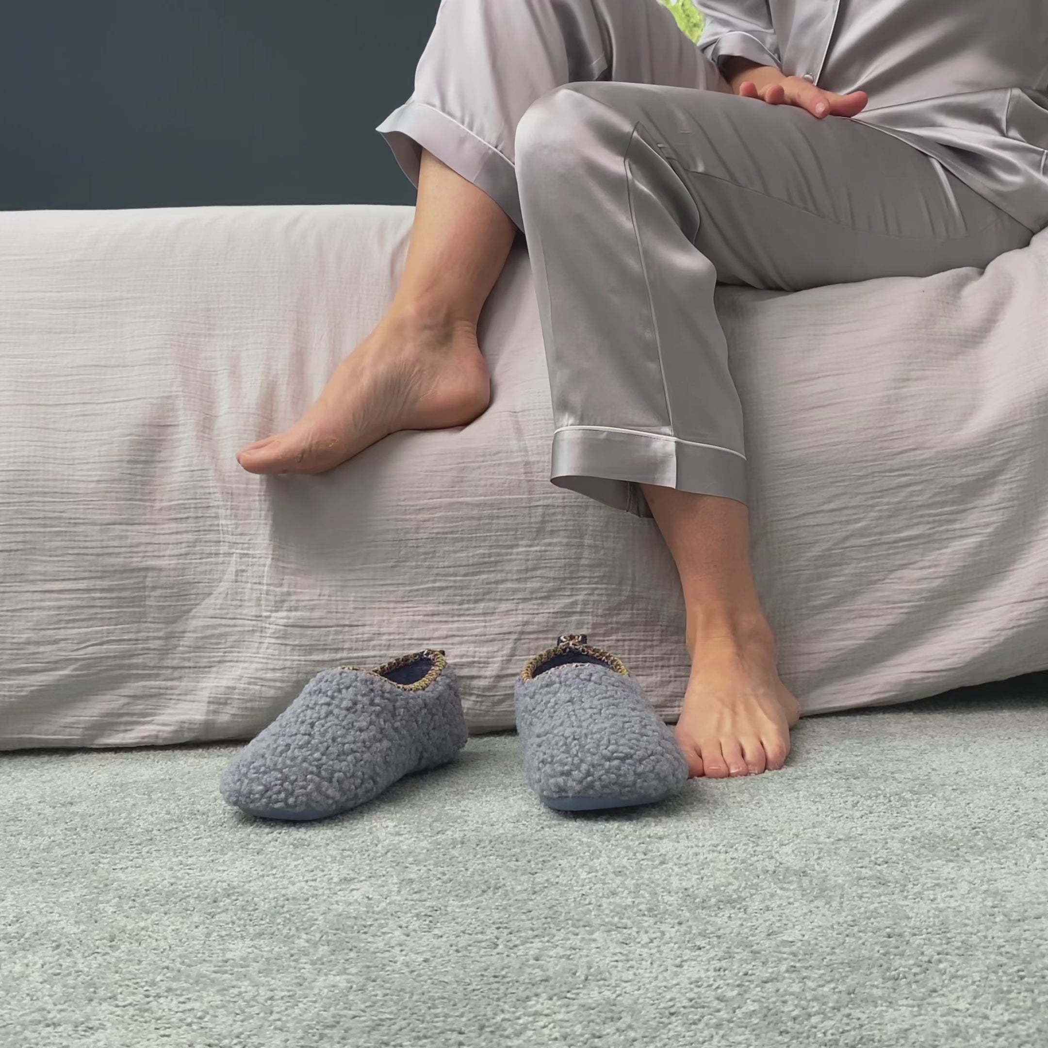 Chausson Femme Marta Bleu