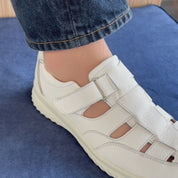 Mocassin Femme Heike Blanc