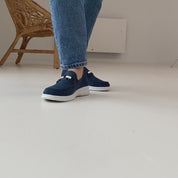Mocassin Femme Heather Argent