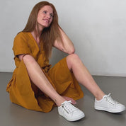 Chaussure à lacets Femme Margot Blanc