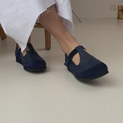 Ballerine Femme Céline Bleu marine