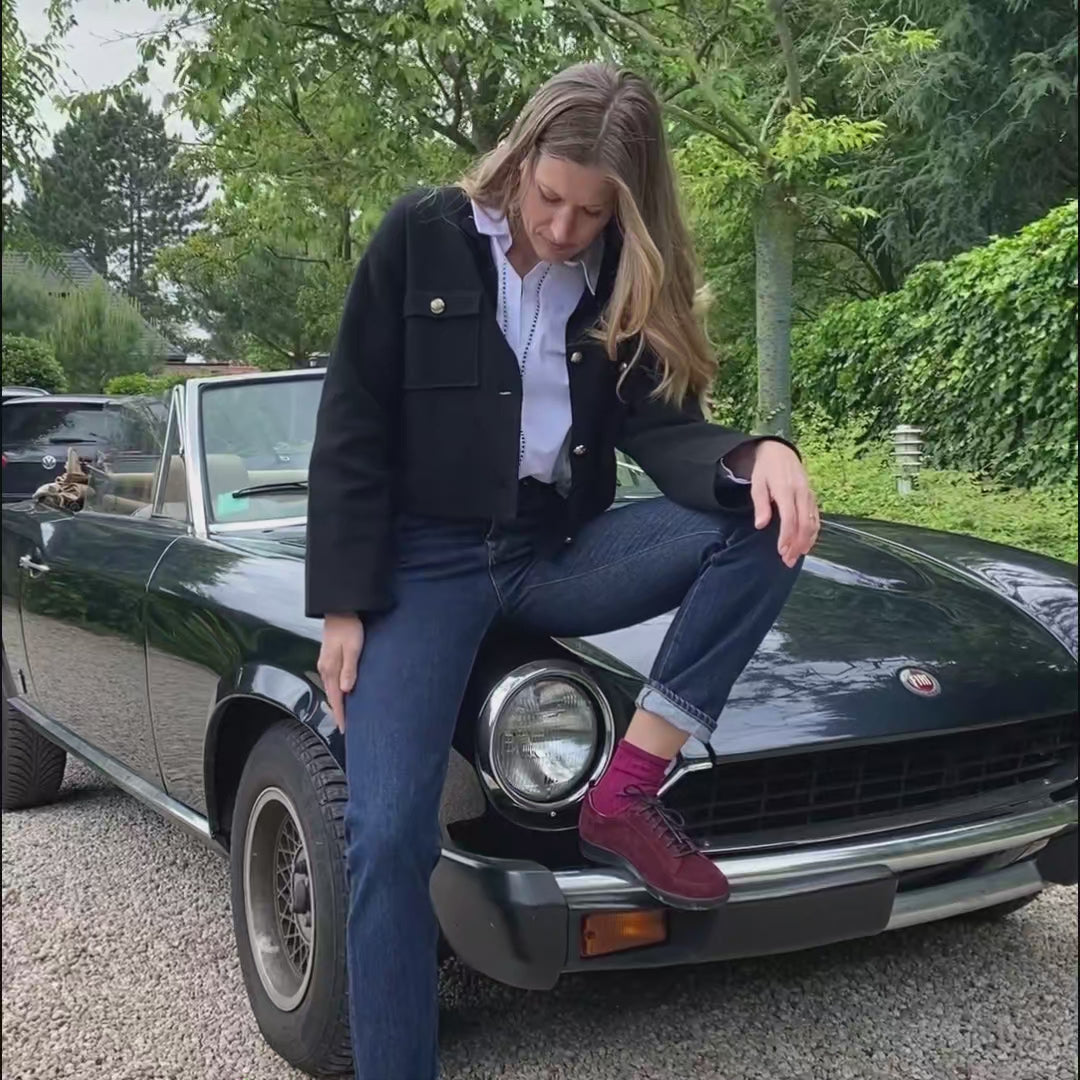 Basket Femme Klarisse Bordeaux