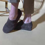 Mocassin Femme Perle Noir