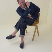 Chaussure à lacets Homme Emiliano Bleu foncé