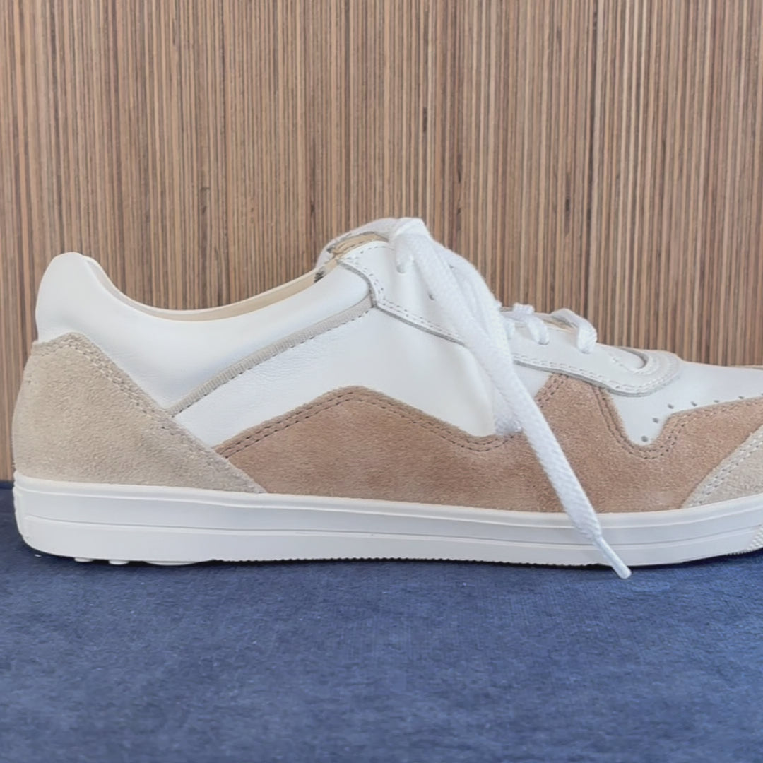 Basket Femme Alea Blanc - Beige