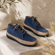Bottine Femme Romy Bleu-Beige