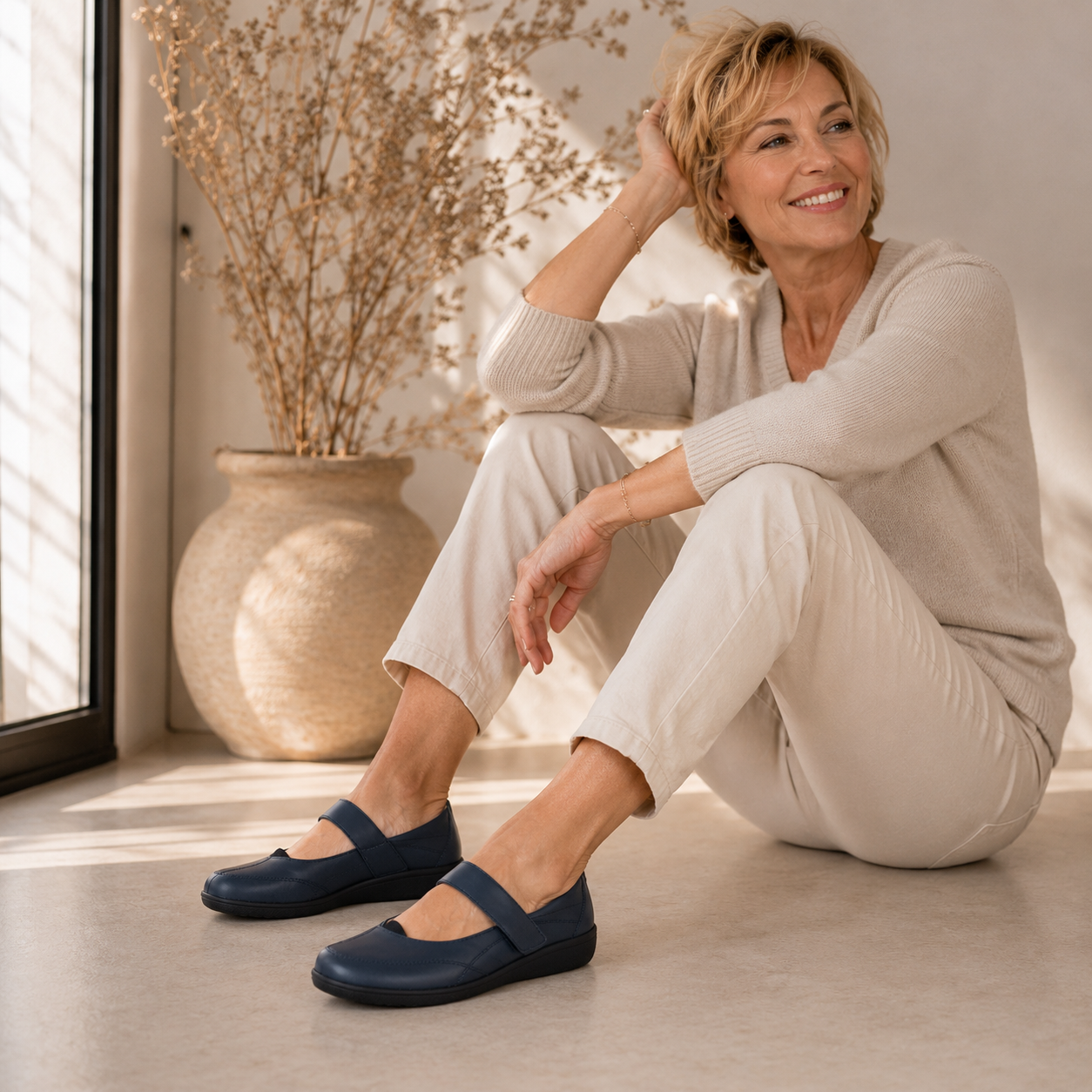 Mocassin Femme Rosalie Bleu marine
