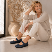 Mocassin Femme Rosalie Bleu marine